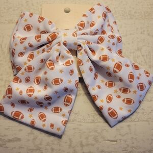 Target NWT Football Print Hair Bow